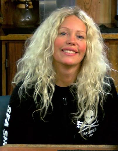 Malin Frick. Photo credit The Sea Shepherd