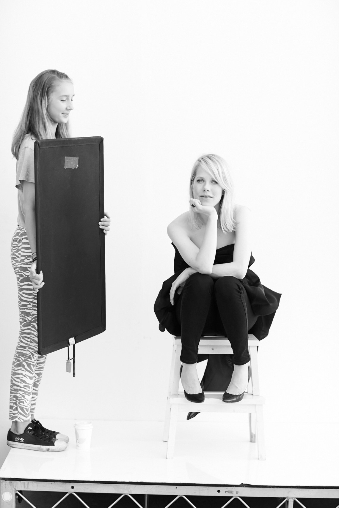 Milla left. Photo shoot and interview with Alyssa McClelland. Photographer Toby Burrows