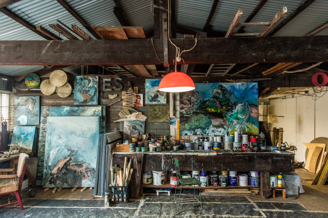Eduardo Santos - Artist's Studio, Sydney