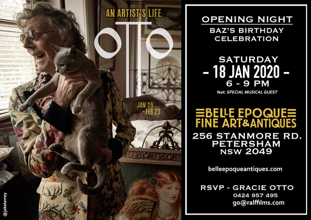 Barry Otto Exhibition, Sydney.